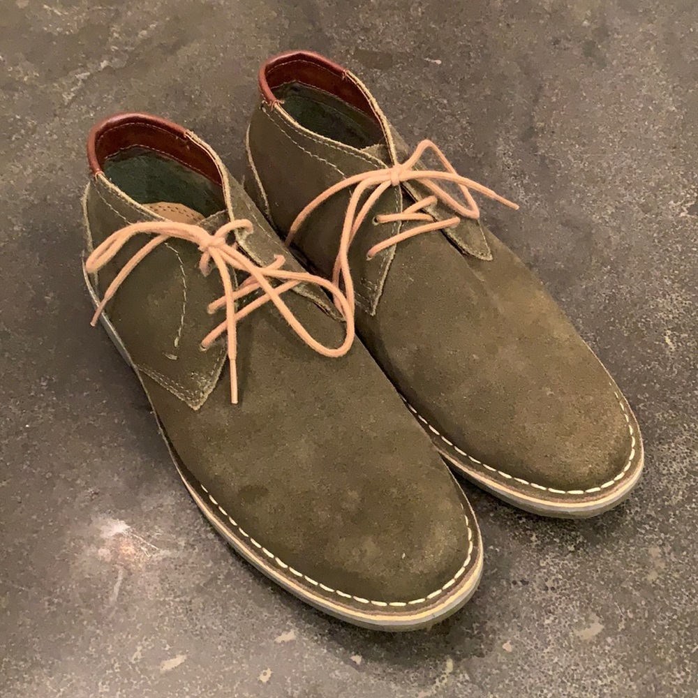 Kenneth Cole Reaction Size 9 Olive Green Men’s Shoes (Worn Once)